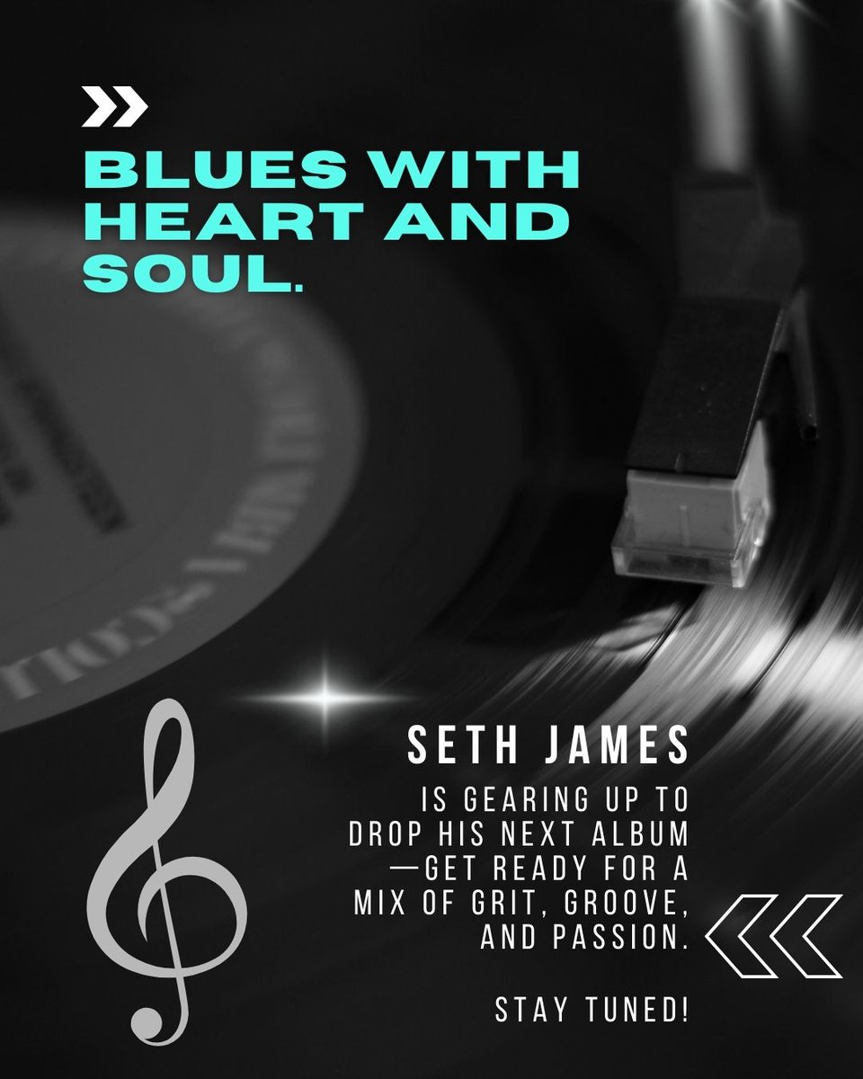 QualifiedTunes's tweet photo. Blues with heart and soul. 💙 Seth James is gearing up to drop his next album—get ready for a mix of grit, groove, and passion. Stay tuned!
More Information at https://t.co/dmY336iTFQ\
#SethJames #NewMusic #BluesGroove https://t.co/K9fzIt88Rz