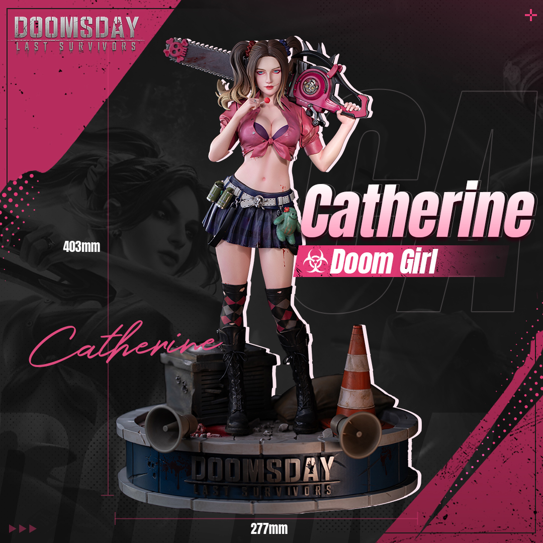 ⚡Catherine – The Deadly Pink Storm Ravaging Doomsday!⚡

"Doom Girl" Catherine makes her fierce debut as Doomsday: Last Survivors' first official figure! Sculpted by Keiji Iwakura.

Dimensions: 403mm x 277mm | Material: Polyurethane Resin

Which hero will be next? 👀

#doomsday