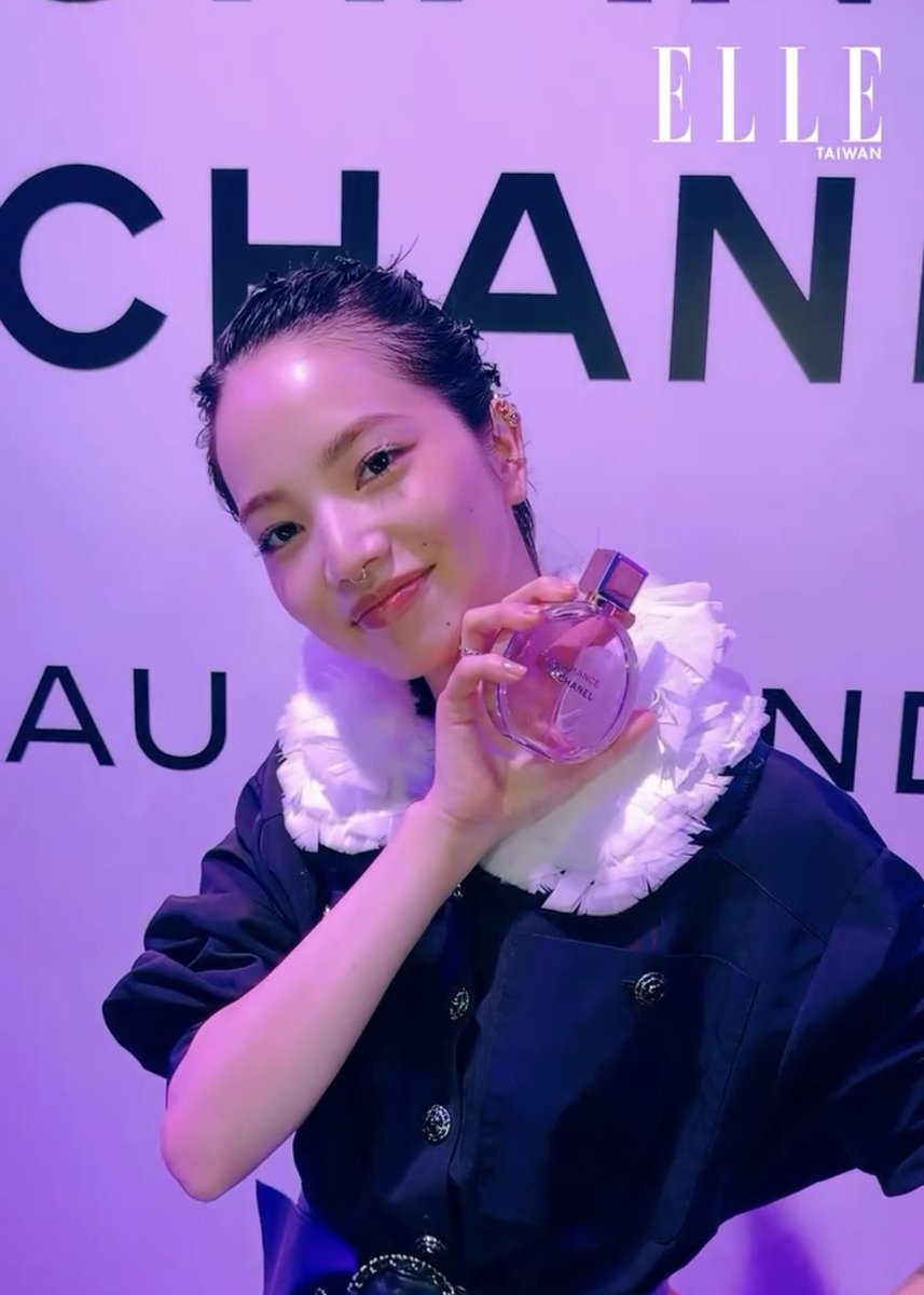 Komatsu Nana today at the launch event of CHANEL fragrance CHANCE