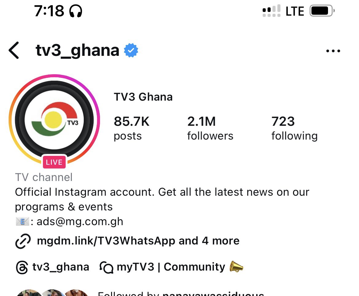 Gyimboat82's tweet photo. After all who’s going to end up the carrier?@sarkodie is bigger than @tv3_ghana  with this number of followers on both IG &amp; X. @tv3_ghana needs @sarkodie more than the highest needs them! 🔥@EFYA_Nokturnal @kwadwosheldon @BenopaOnyx1 https://t.co/0LlKUJ9ZHr