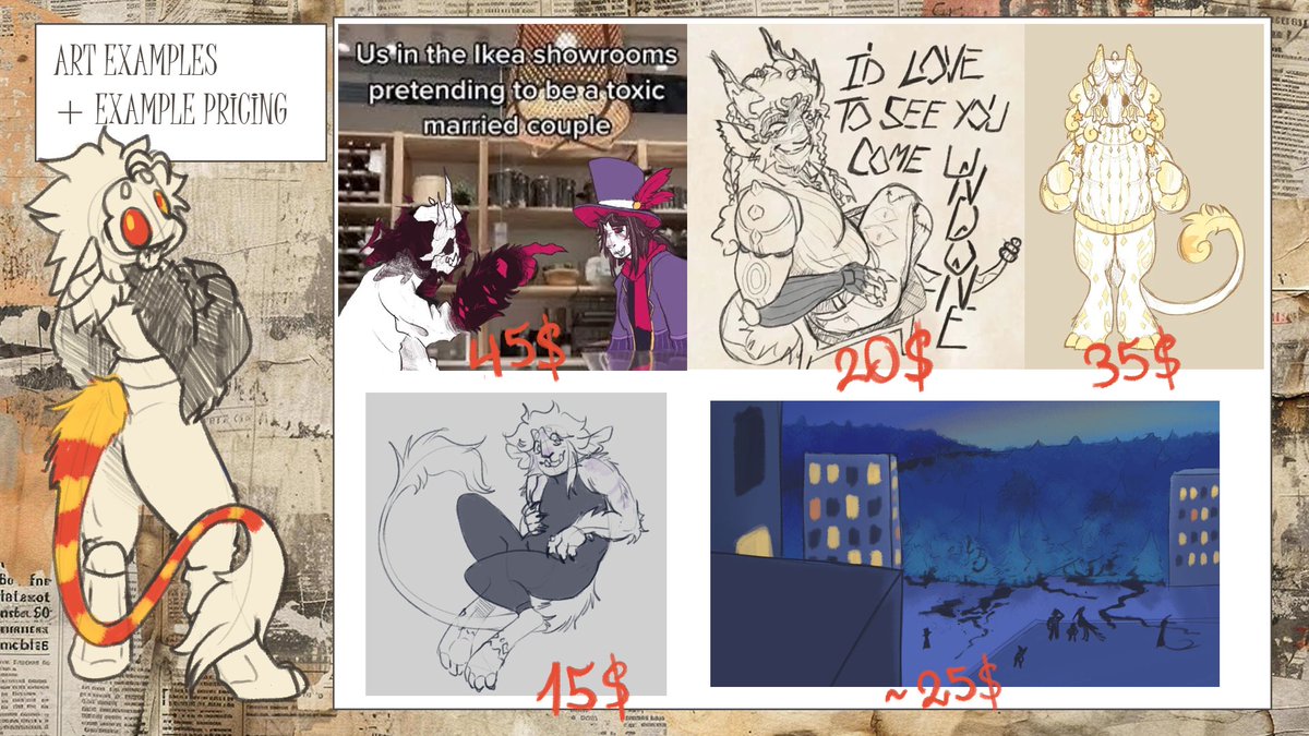 hiimbreadhello's tweet photo. My name says comms open yet there's no prices anywhere...well guess what I did !!!

You guys should totally commission me so I can surround myself with my little interests 💛💛 https://t.co/yaZhKqWOID