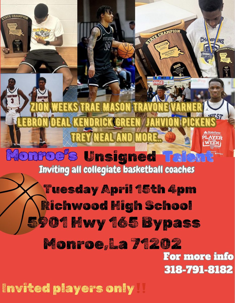 <a href="/TravoneVarner_/">Travone Varner</a> <a href="/ZionWeeks_/">Zion Weeks</a> <a href="/Golive_Kash/">Trey Neal🥷🏾</a> <a href="/Golive_Kash/">Trey Neal🥷🏾</a> <a href="/ucantguardken/">Kendrick green</a> <a href="/Sam1NEWski/">Sam Waniewski</a> <a href="/CoachNewman21/">Sam Newman</a> <a href="/coachkennyeddy/">Kenny Eddy</a> <a href="/JPick4_/">Jahvion pickens</a> <a href="/Lebron3deal/">Lebron Deal</a> <a href="/trae2mason/">traewitdashifts</a> <a href="/cedricpage81/">Coach Cedric Page</a> <a href="/CoachDavisHU/">Brian Davis, M.S.</a> <a href="/Jets_MBB/">Jackson College Men's Basketball</a> <a href="/CoachKJones_30/">Kyle Jones</a> <a href="/coachbrownmc/">Coach Brown</a> <a href="/CoachPeteQuinn_/">Pete Quinn</a> <a href="/ULM_MBB/">ULM Men's Basketball</a> <a href="/LSUA_MBB/">LSUA MBB</a>