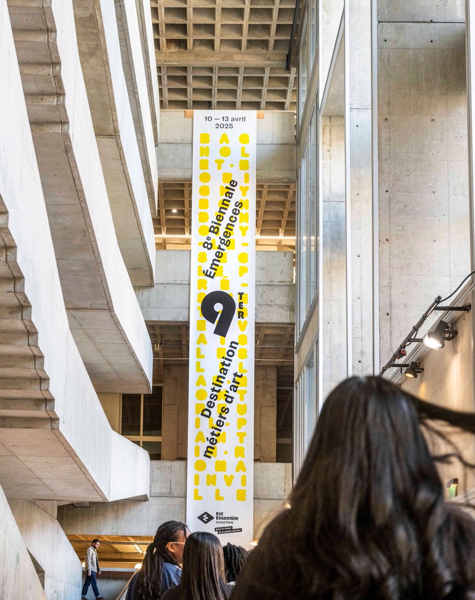 📣 Coup d’envoi de la 8ème édition de la 𝗕𝗶𝗲𝗻𝗻𝗮𝗹𝗲 𝗘𝗺𝗲𝗿𝗴𝗲𝗻𝗰𝗲𝘀 !

Participez à 4 jours riches en création et en animations 🎨

📍 <a href="/LE_CND/">LE CND</a>  📎 <a href="/Est_Ensemble/">Est Ensemble</a> 

#BiennaleEmergence25 #9ter #Artisanat