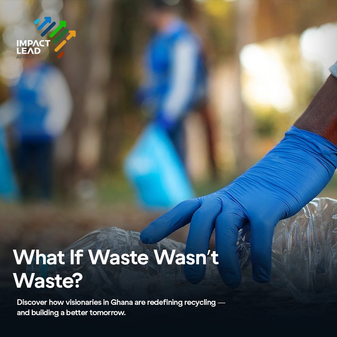 What if waste wasn’t waste?  
In Ghana, innovators are turning plastic, metal &amp; food scraps into jobs, art, and cleaner cities.  

Waste is now opportunity.  
#RecycleGhana #CircularEconomy #WasteToWealth #Sustainability