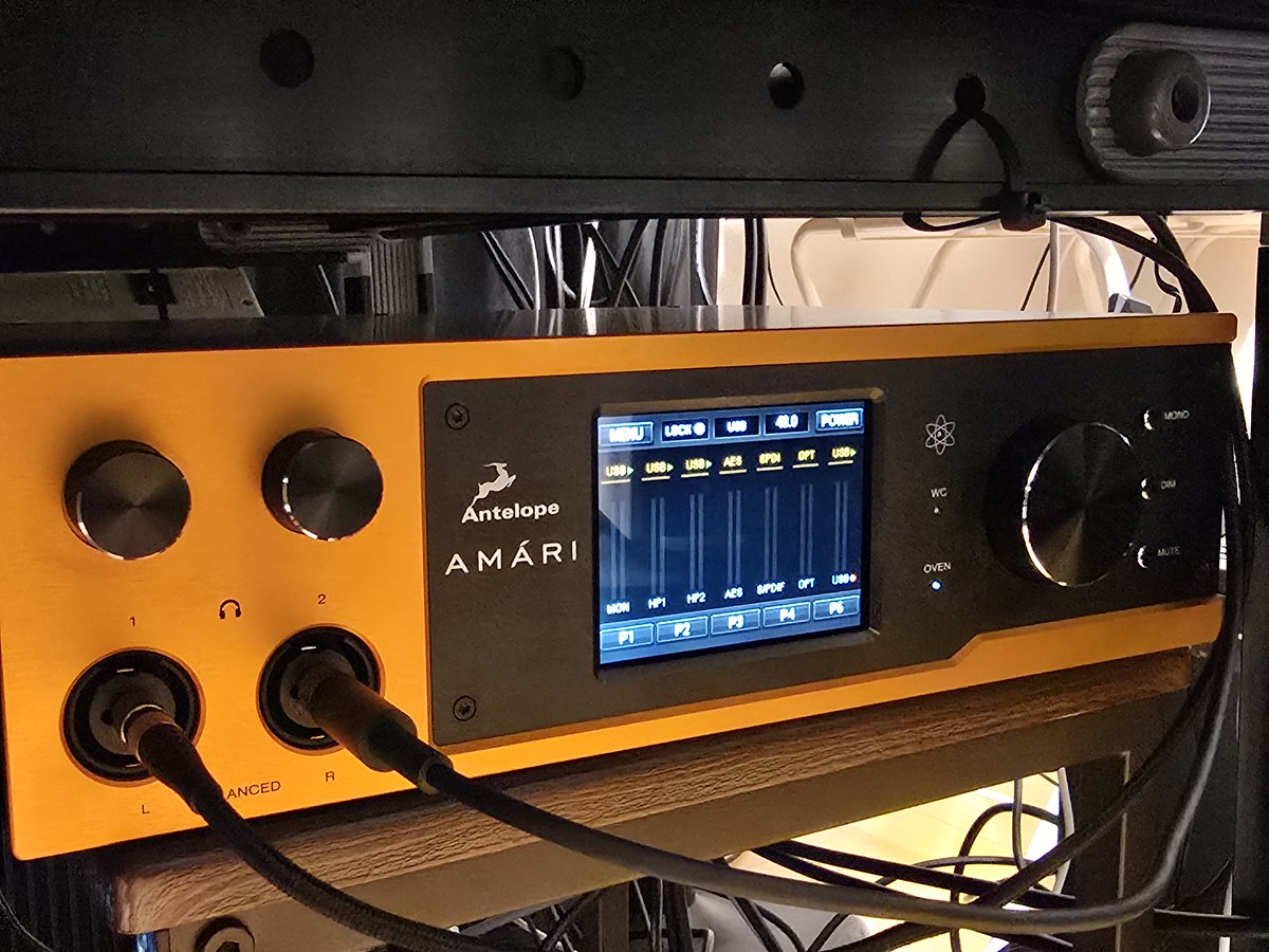 Antelope Audio Amariを導入しました。マスタリングクラスのDA/AD