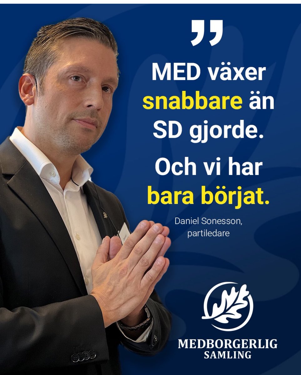 Nyfiken? Kika in på med.se! <a href="/medborgsamling/">Medborgerlig Samling</a> <a href="/DanielSonesson/">Daniel Sonesson (Partiledare MED)</a>