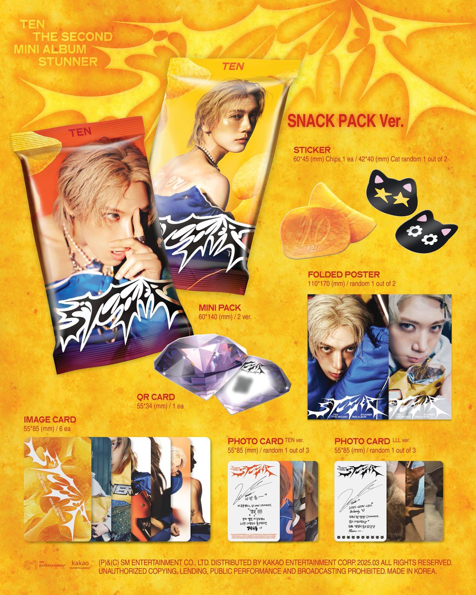 thefairytopia's tweet photo. 💿 อัลบั้มพร้อมส่ง หิ้วจากกวังยา
🐈‍⬛ Snack pack ver.
🧡💛 อย่างละ 10 บั้ม
💸 380 บาท
📮 ส่ง 30 (ส่งได้วันที่ 16 เมย) หรือนัดรับหน้าคอน 19 20 งานไซน์ 21

💜 สั่งซื้อทาง dm ได้เลยค่า

#TEN_STUNNER #ตลาดนัดtenlee #ตลาดนัดnct #TEN #TENLEE #เตนล์ https://t.co/o9QkIWvlYJ