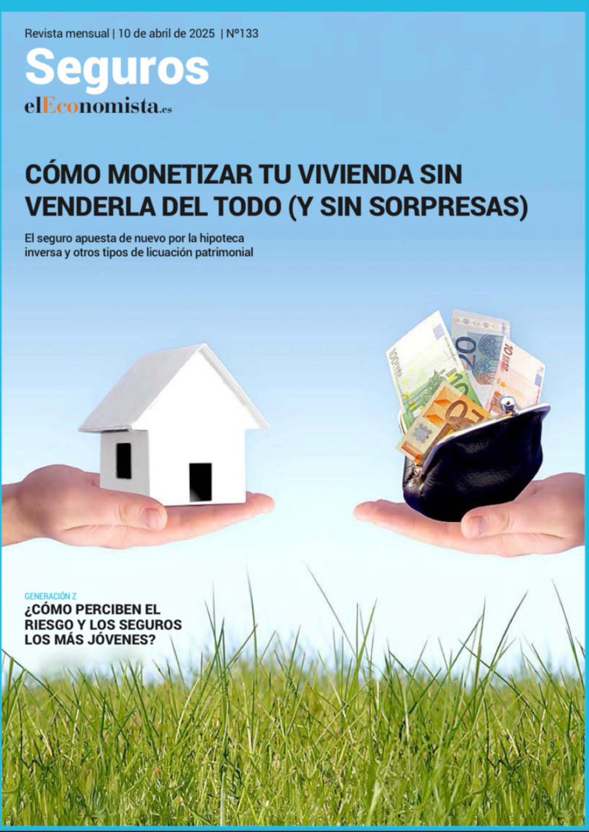 📣 ¡Ya puedes leer Seguros elEconomista abril! En la revista que coeditan <a href="/segurostv/">segurostv</a> y <a href="/elEconomistaes/">elEconomista.es</a> analizamos las claves para entender la licuación patrimonial como fórmula para obtener liquidez de la vivienda (entre otros temas muy interesantes).  

bit.ly/SeguroseEabril…