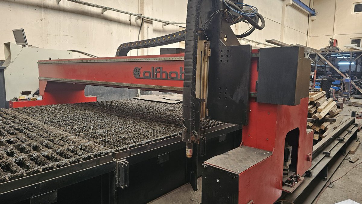 MGMAKNA's tweet photo. Alfatech 3000 x 12000 x HPR 260 XD Hypertherm

2014 Model Plazma Kesim

MG Takım Tezgahları Makina https://t.co/5K4YC6RHmF.Şti
2. El ve Sıfır Makina Alım-Satımı

Diğer Makinelerimize Bakmak İçin:
https://t.co/JYSUk1yY5U
info@mggrup.net

0332 400 00 69
0532 611 67 64 https://t.co/M5WMGZSHsl