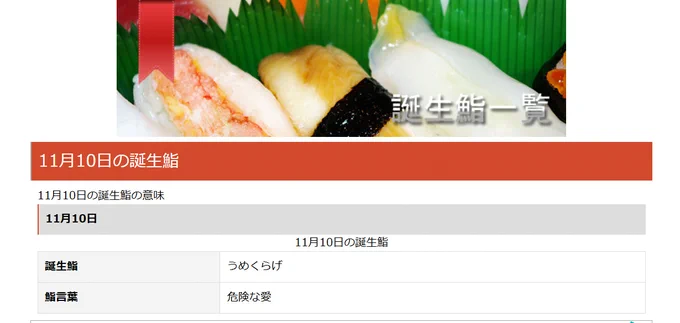 梅海月なんて初めて聞いた寿司ネタだよ( ゜∀゜)o彡゜ 