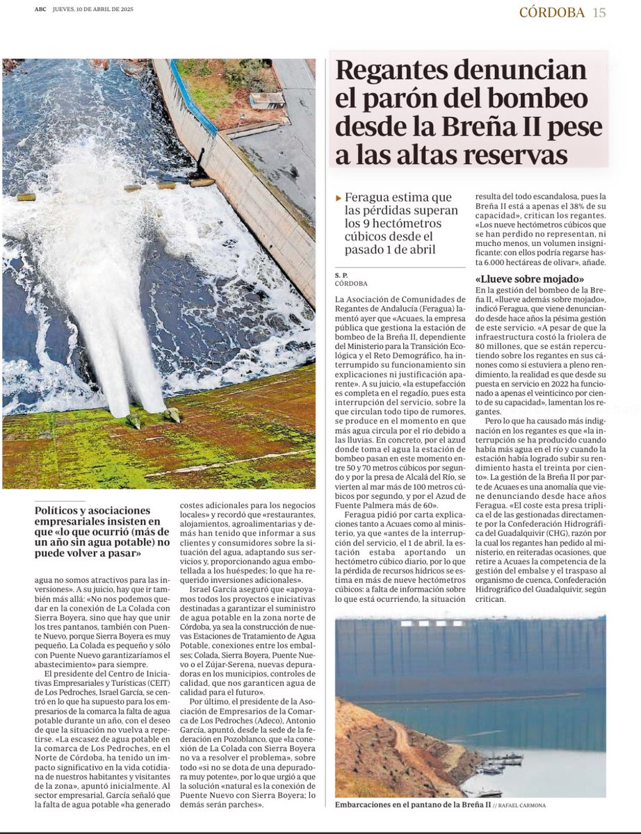 pp_cordoba's tweet photo. Todo el mundo reclama la conexión de #LaColada
La Junta ha puesto 9,3 M€ para empezar la obra ya, pero el Gobierno de Sánchez boicotea: no da la autorización
El PSOE sigue castigando a #Cordoba https://t.co/Fl9wdMrf6C