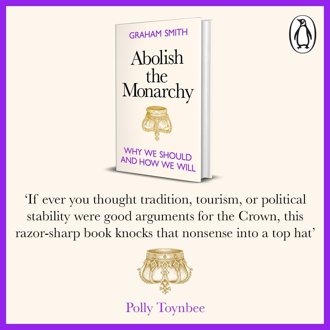 Abolish The Monarchy by <a href="/GrahamSmith_/">Graham Smith 🇺🇦 🏳️‍🌈 🇬🇱 🐧</a> dismantles the monarchist arguments, sets out why the monarchy must go, and presents an optimistic vision for a democratic future. Available from Republic's shop along with great gift ideas and other excellent books!
republic.org.uk/shop#!/Abolish…