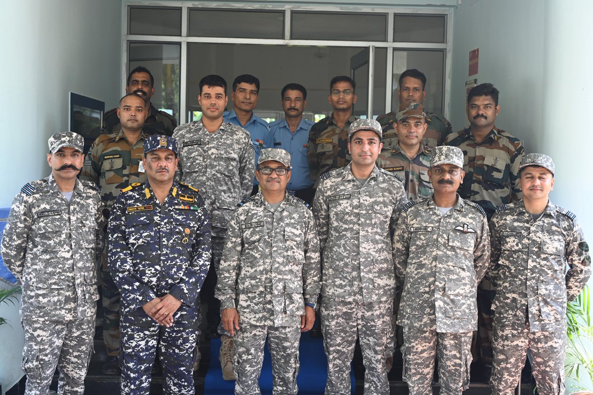 AN_Command's tweet photo. During his visit of #ANC on 09 Apr, Air Mshl MS Sridhar, AVSM, #DCIDS (Med) @HQ_IDS_India visited #AFSCarnic, #INSBaaz & Integrated Medical Station (IMS) at Campbell Bay, reviewed med facilities at Carnicobar & Campbell Bay, and lauded units for exemplary upkeep. https://t.co/i27NlYf379