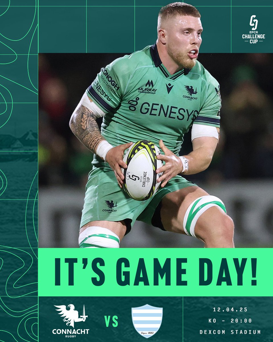 connachtrugby's tweet photo. A big night in Dexcom Stadium awaits!π
#CONvRAC | #ChallengeCupRugby https://t.co/GXfGyonaqq