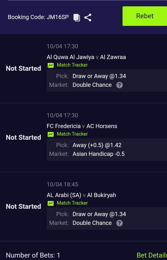 greenbetcode's tweet image. Another 3 odds for today