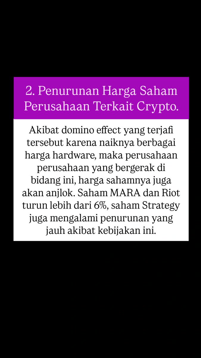 GueMemberAC's tweet photo. Apa Dampak Kebijakan Tariff Terhadap Industri Crypto? #Crypto #cryptocurrency #Bitcoin https://t.co/Fu0lE3IoOw