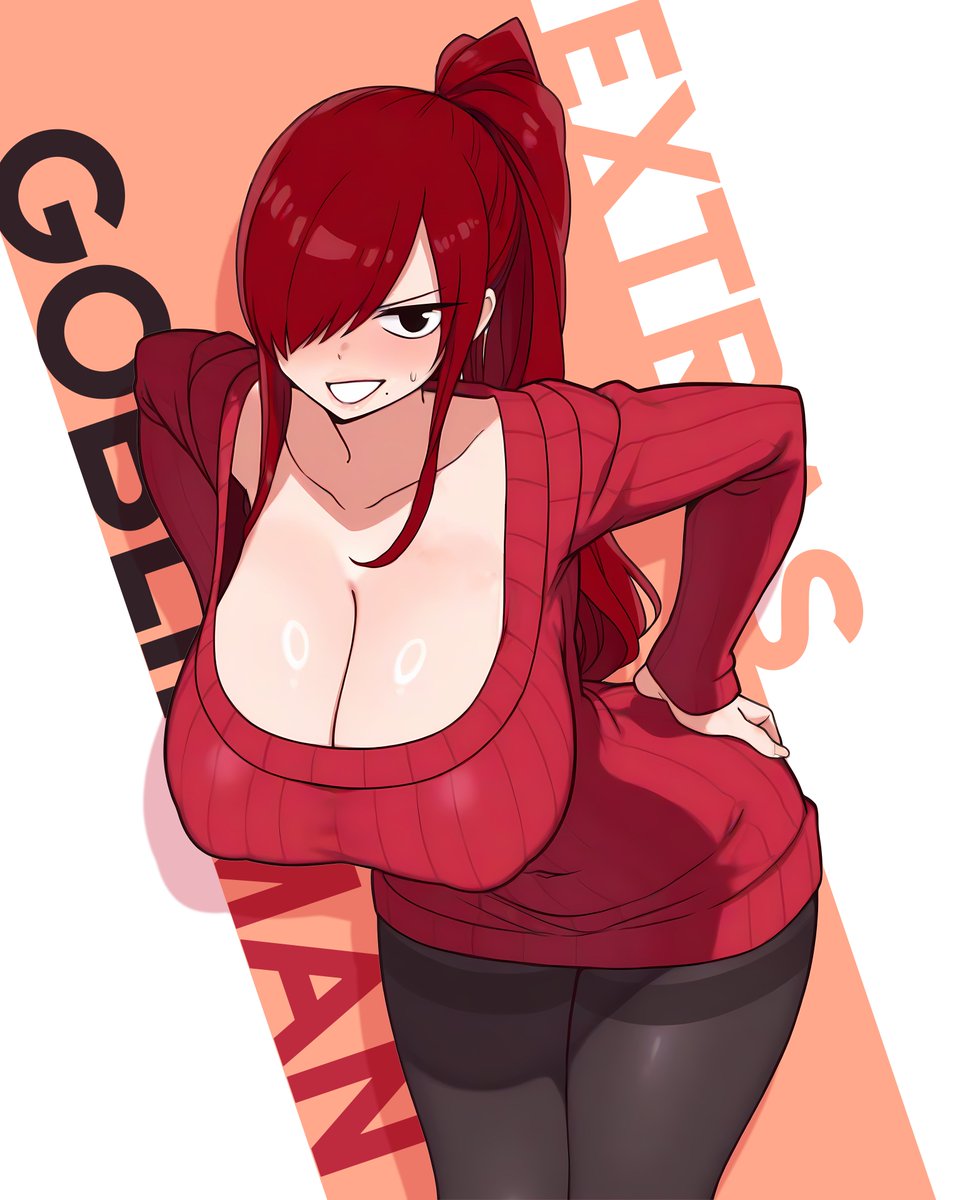 GoblinmanExtras's tweet photo. Erza Casual Sweater https://t.co/Hlzru2ndRz