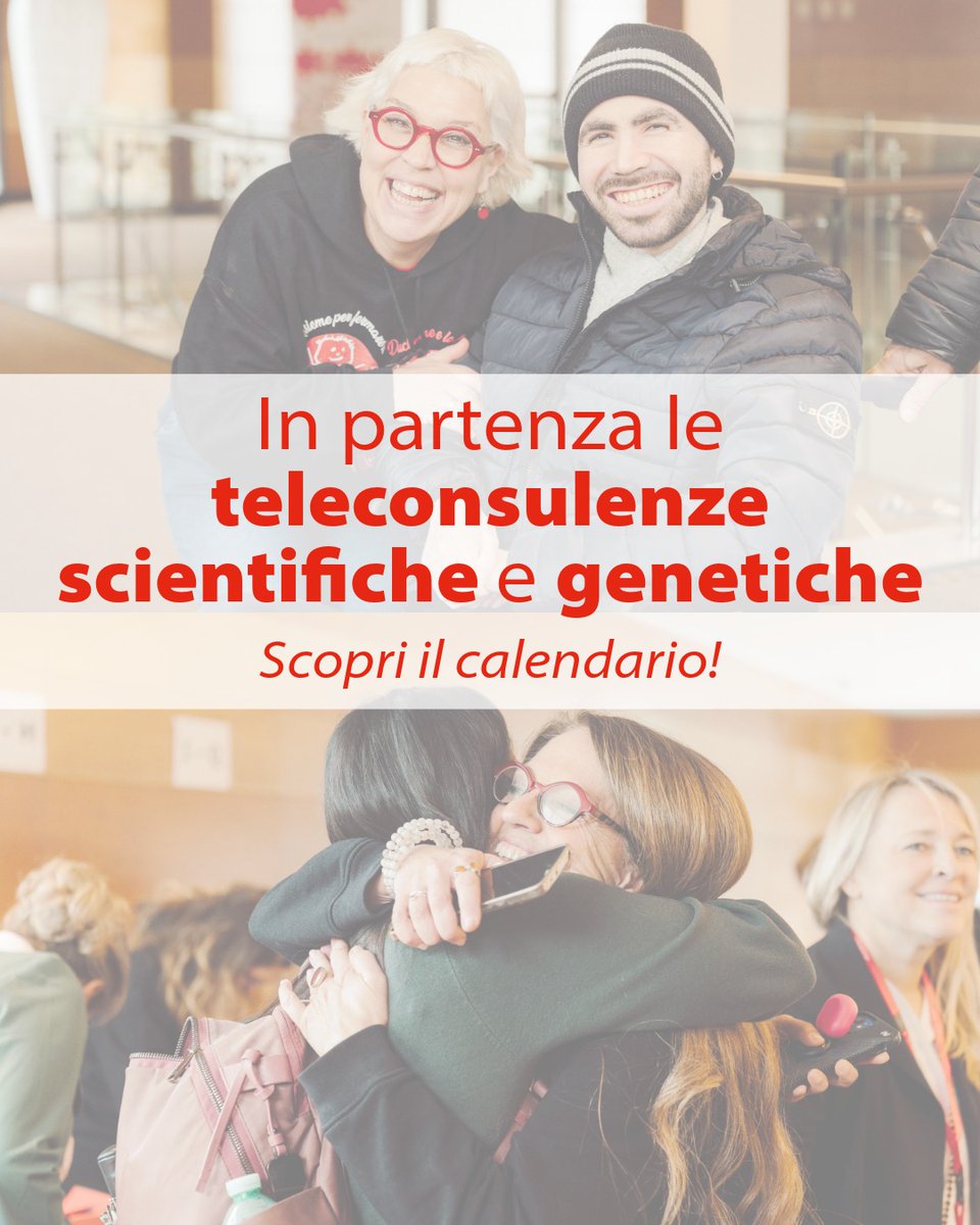 Al via un nuovo servizio di teleconsulenza scientifica di Parent Project dedicato alle famiglie, focalizzato su due temi fondamentali: genetica e diagnosi genetica preimpianto e farmaci sperimentali e trial clinici &gt; parentproject.it/progetto-telec…