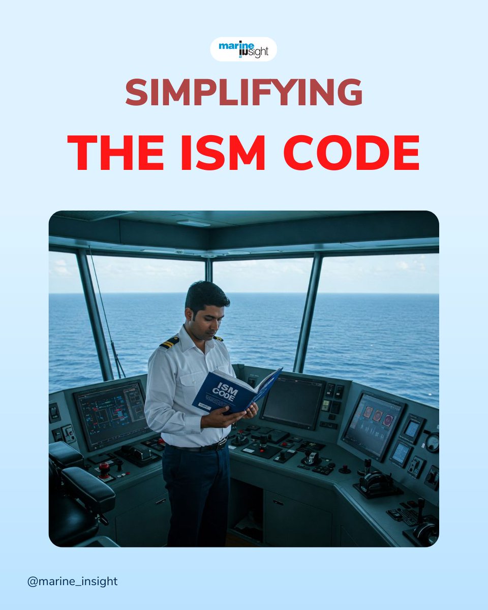 MarineInsight's tweet image. ❓Which safety regulation every #seafarer must know?

Understanding #ISM Code is key to ensuring safety &amp;amp; compliance onboard.

🎯Take our #ISMCode for #Maritime Professionals course tinyurl.com/dudtfch5
🔓Unlock all MI products with #MarineInsight+ Club tinyurl.com/6rcktxs3