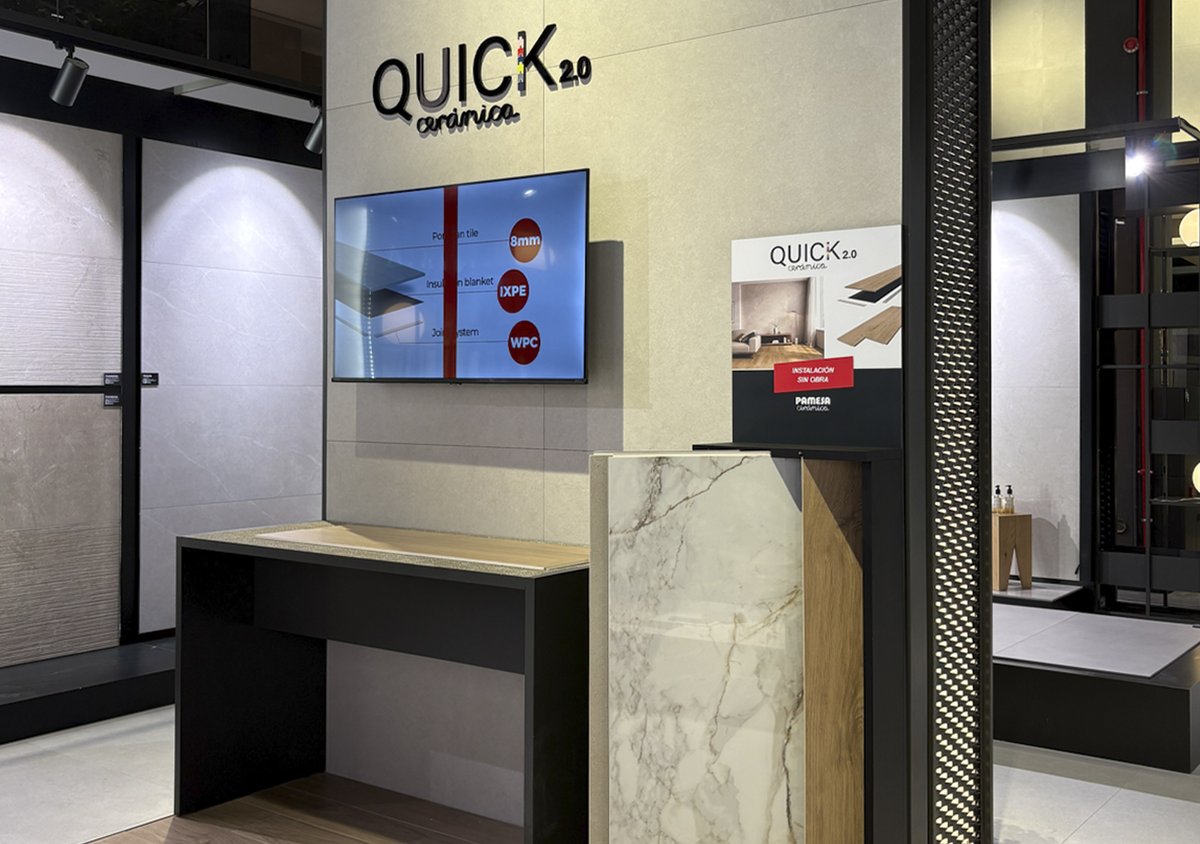 inscaOficial's tweet image. En las exposiciones de materiales, cada vez es más común encontrar zonas destinadas a la demostración de sistemas de instalación.

#TileDisplay #DisplaySolutions #SolucionesExpositivas #TileShowroom #TileExhibit #BuildingMaterials