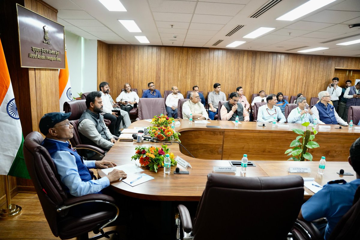 MoCA_GoI's tweet photo. Hon'ble Civil Aviation Minister Sh. Ram Mohan Naidu Ji launched the Flight Recorders Laboratory at the Aircraft Accident Investigation Bureau. This significant step brings us closer to a safer aviation ecosystem by enabling faster and more accurate identification of root causes behind incidents.

With accountability as the bedrock of aviation safety, this cutting-edge facility will significantly enhance accident prevention measures and reinforce trust in air travel.

@RamMNK