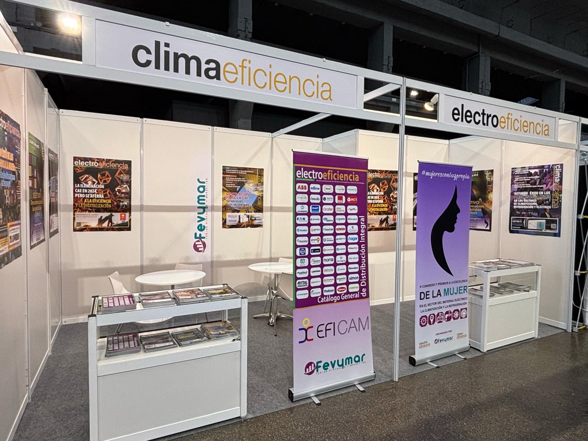 Eficam's tweet photo. Todo listo y preparado para el comienzo de una nueva edición de @Eficam en @LaNaveMadrid. 

No pierdas la oportunidad de asistir durante el día de hoy para conocer todas las novedades del sector!!!

@APIEM 
@adimeDistrib 

#eficienciaenergetica #energia #renovables https://t.co/fvX06YjKq6