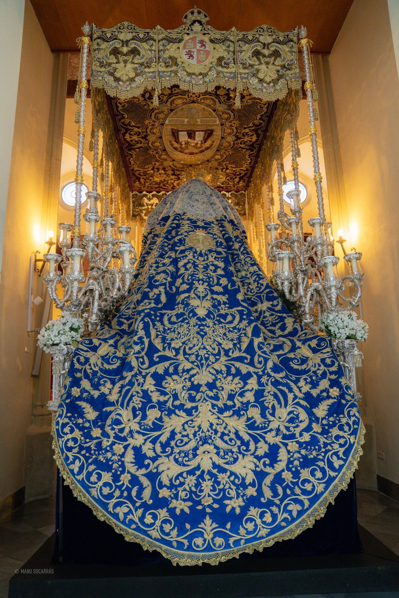 🟣 La Virgen de las Angustias en su paso de palio.
📸 <a href="/Hdad_LosGitanos/">Hermandad de Los Gitanos</a> 

#ElCabildo #TDSCofrade #Cuaresma2025