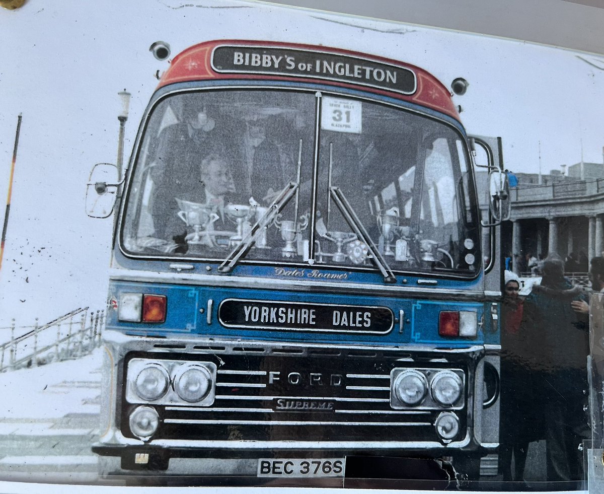 Bibby's of Ingleton (@bibbyscoaches) on Twitter photo Morning all!
We are looking forward to the #UKCoachRally this weekend 12th and 13th in Blackpool. Here is a photo of grandad Fred Bibby looking pleased with his trophy haul in 1978 at Blackpool.
#ThrowbackThursday
<a href="/routeoneteam/">routeone Magazine</a> <a href="/CPT_UK/">Confederation of Passenger Transport</a> <a href="/CBWtweets/">Coach & Bus Week</a> Morning all!
We are looking forward to the #UKCoachRally this weekend 12th and 13th in Blackpool. Here is a photo of grandad Fred Bibby looking pleased with his trophy haul in 1978 at Blackpool.
#ThrowbackThursday
<a href="/routeoneteam/">routeone Magazine</a> <a href="/CPT_UK/">Confederation of Passenger Transport</a> <a href="/CBWtweets/">Coach & Bus Week</a>