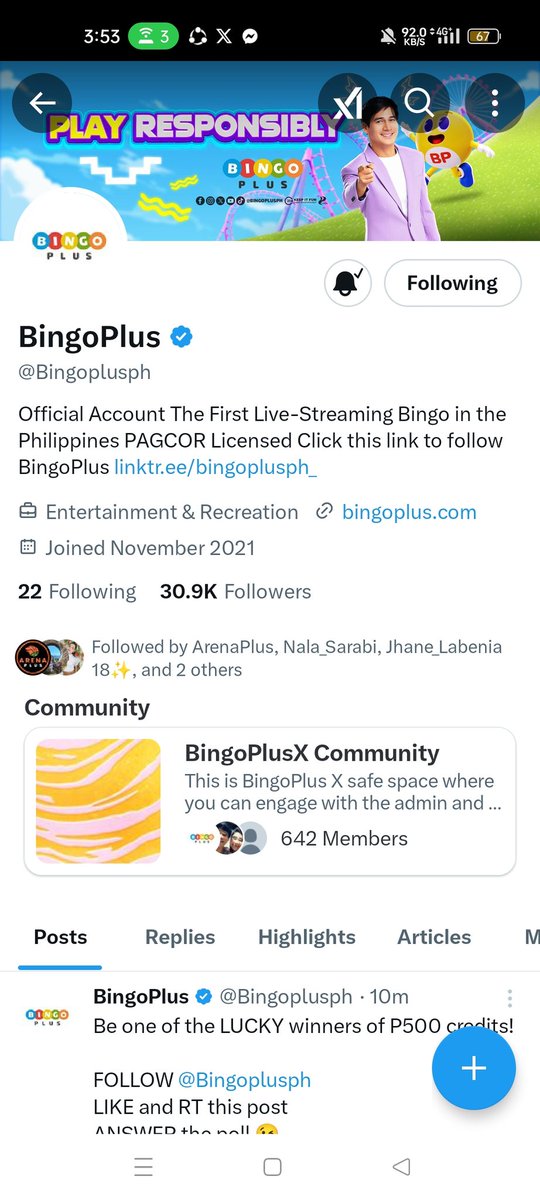 Jeterrivera23's tweet photo. @Bingoplusph Ok na sa akin 1k Credits today💜💜💜

Manifesting🙏🙏🙏
Thankyou so much @Bingoplusph 💜💜💜 https://t.co/8bC1OtvN8t