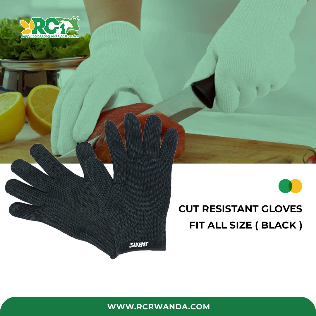 Rcrwanda's tweet image. Cut Resistant Gloves Fit All Size | Black
(Safety Equipment)

📞 (WA Only) +250 794 03 4060
✉ info@rcrwanda.com 
🌐 rcrwanda.com
📍 Kigali SEZ Phase 1

“Excellent quality, competitive prices”
Meat processing

#moderntools #jarvis #jarvisusa #jarvischina