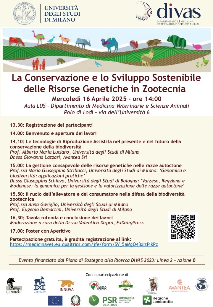 If you are a farm animal an biodiversity lover and happens to be in the North of Italy on Apr 16th, come join us! <a href="/redbiolab/">ReDBioLab</a> <a href="/AlbertoMLuciano/">Alberto M. Luciano</a> <a href="/NoemiMonferini9/">Noemi Monferini</a> <a href="/GiuliaMusmeci55/">Giulia Musmeci</a>