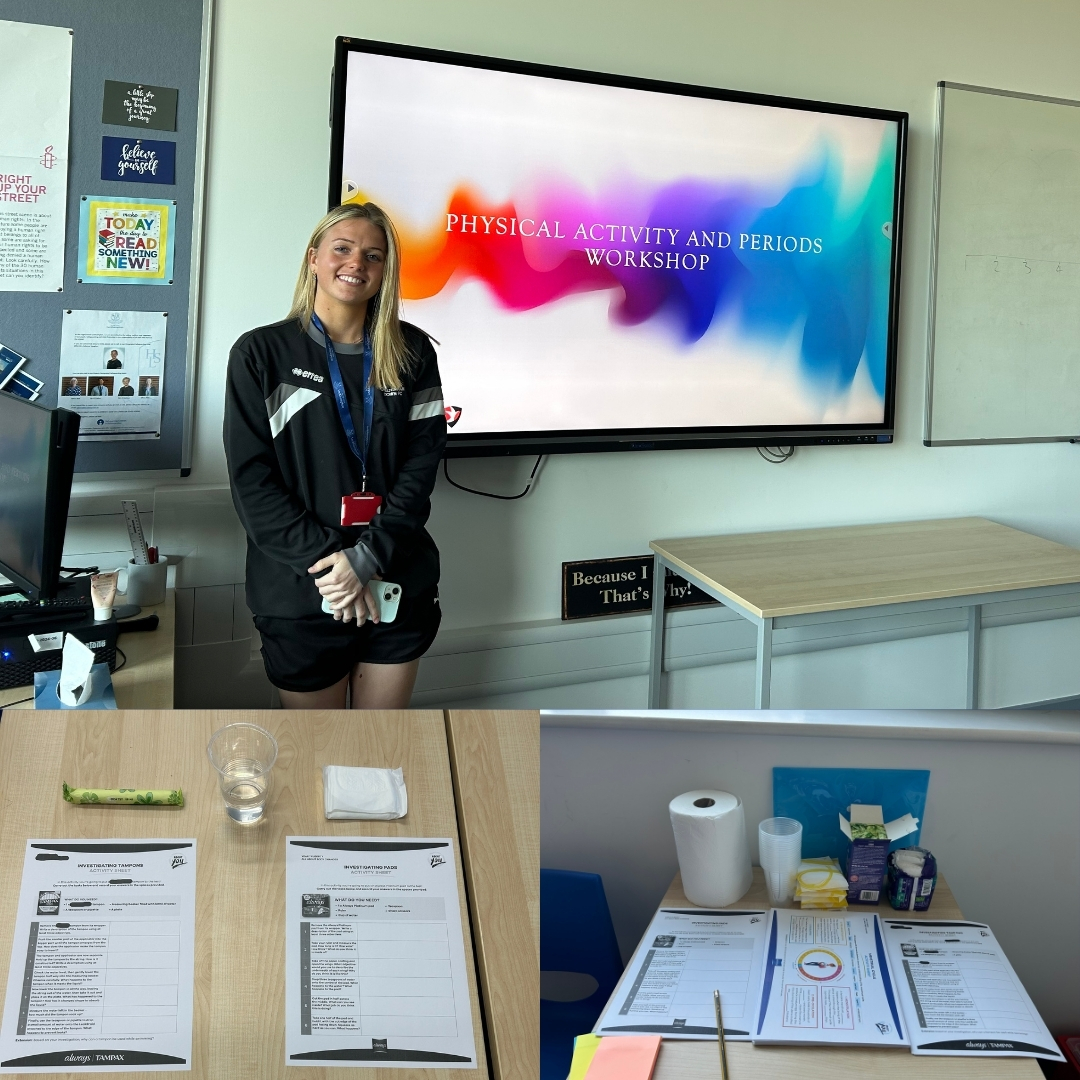 CTFCCommunity's tweet image. Inspiring day at The High School Leckhampton! We ran 4 workshops on barriers to physical activity &amp;amp; periods. Big thanks to the brilliant girls who took part! 💬💪

@MoveMoreCIO @activeglos 

#GirlsActive #CTCT #YouthVoice #PeriodPositivity