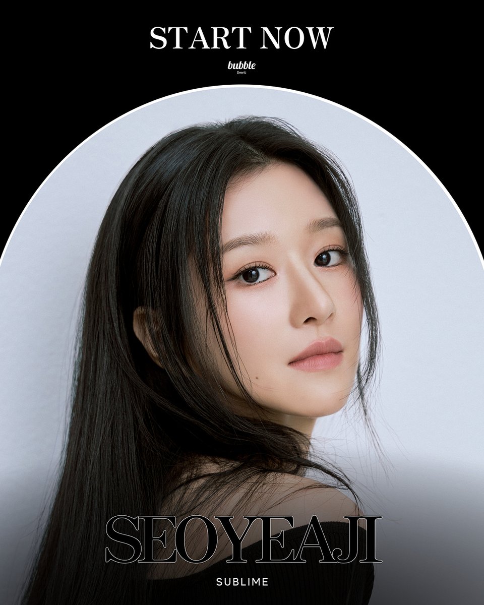 [📢] START NOW

SEOYEAJI와 지금 bubble에서 만나요🩷
bubble for ACTORS에서 기다릴게요🫧

📲bit.ly/ACTORSbubble

#bubble #버블 
#bubbleforACTORS #ACTORSbubble
#SEOYEAJI #서예지 
<a href="/with_SUBLIME/">써브라임 (SUBLIME)</a>