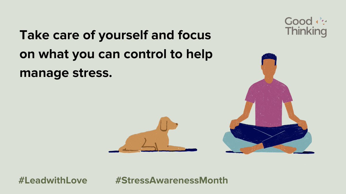 When life feels overwhelming, focus on what you can control. 💙 Prioritising self-care and setting boundaries can help lower stress.

#LeadwithLove this #StressAwarenessMonth. 

👉 Get tips: orlo.uk/zw2Z7