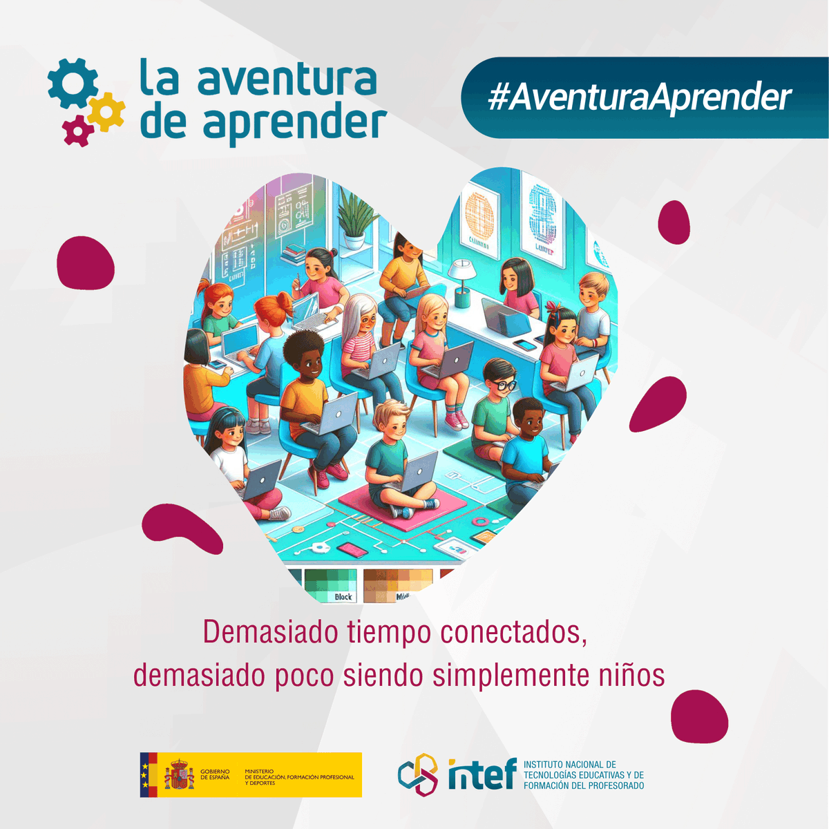 educaINTEF's tweet photo. 🥽Proteger a los menores en el entorno digital es tarea de todos

🧑‍🎓En la #AventuraAprender educamos en el uso responsable de la tecnología, fomentar el pensamiento crítico y acompañar en su navegación son claves para minimizar riesgos

🔗 https://t.co/LAaZpNTA8M https://t.co/PJbRZ6nUfv
