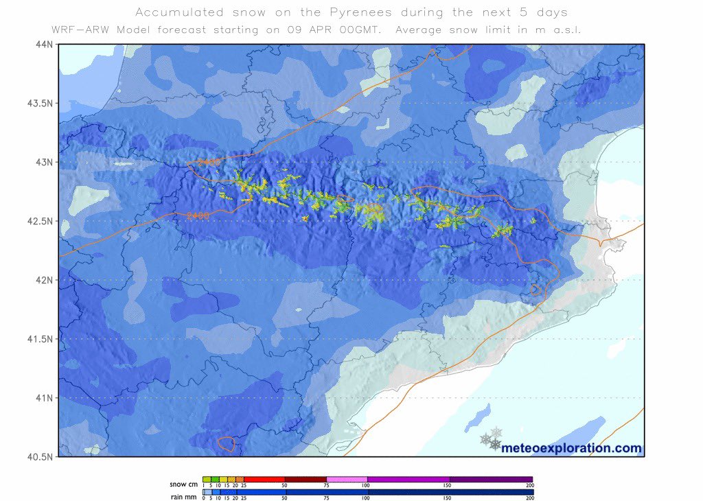 Divendres i dissabte amb temps força tranquil i domini del Sol, tot i la calitja. A partir de diumenge, arribaran precipitacions, que fins a dimarts, podran donar una nova i abundant regada general. 

🎧 Tots els detalls al complet i àudio 👉 meteopirineuscatalans.com/previsio/