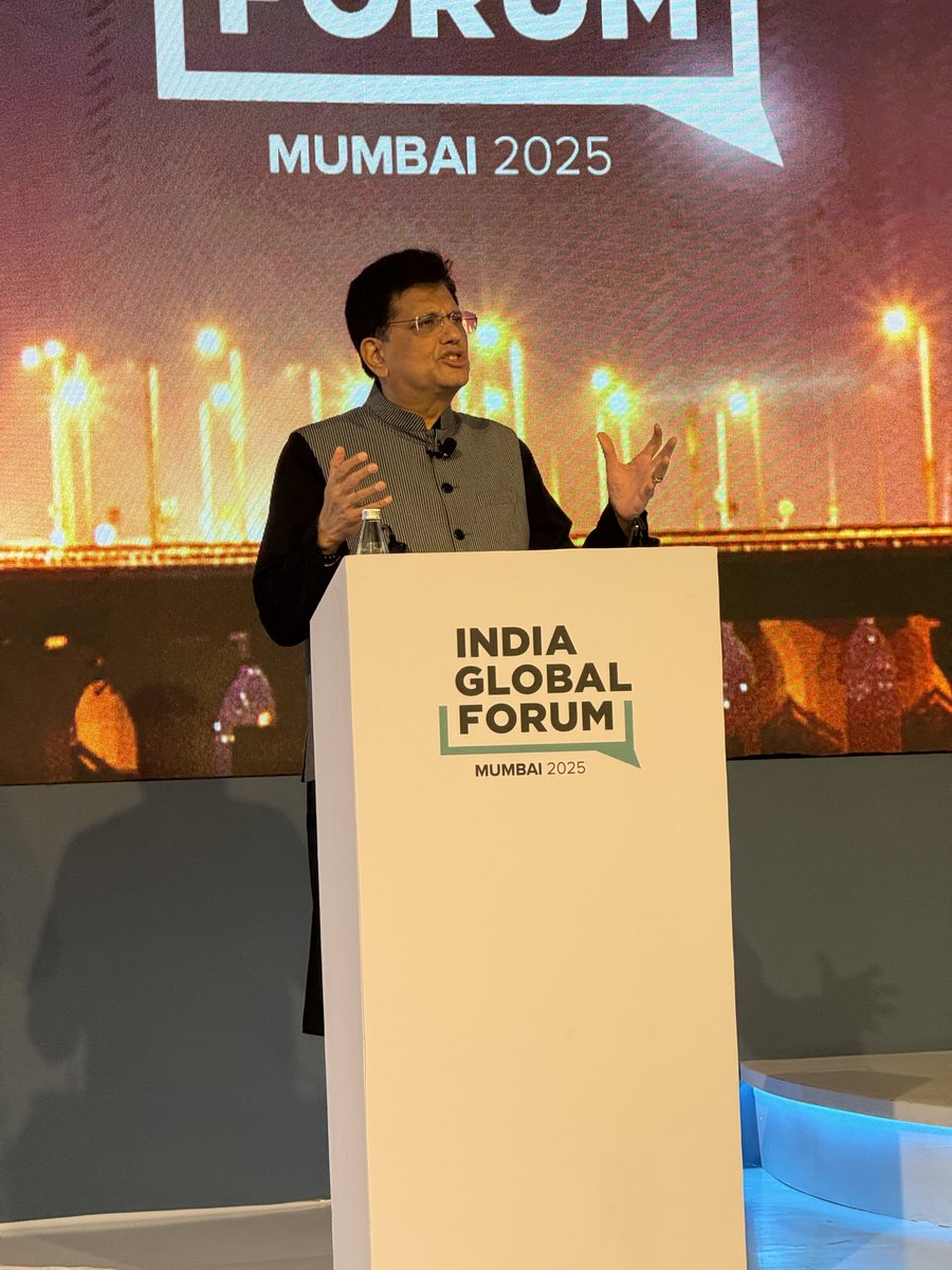 Ganapathy Sankarabaaham (@ganapathy_vajra) on Twitter photo Two insightful days at IGF Mumbai NXT 25. Thoughtful sessions on trade, AI, and investments. Amid volatility, India’s domestic strength stands out. The mood? Focused, forward-looking, and ready to move.
<a href="/AniKaprekar/">Ani Kaprekar</a> <a href="/TechIndiaAdv/">Tech India Advocates</a> <a href="/IGFupdates/">India Global Forum</a>
#IGFMumbai Two insightful days at IGF Mumbai NXT 25. Thoughtful sessions on trade, AI, and investments. Amid volatility, India’s domestic strength stands out. The mood? Focused, forward-looking, and ready to move.
<a href="/AniKaprekar/">Ani Kaprekar</a> <a href="/TechIndiaAdv/">Tech India Advocates</a> <a href="/IGFupdates/">India Global Forum</a>
#IGFMumbai