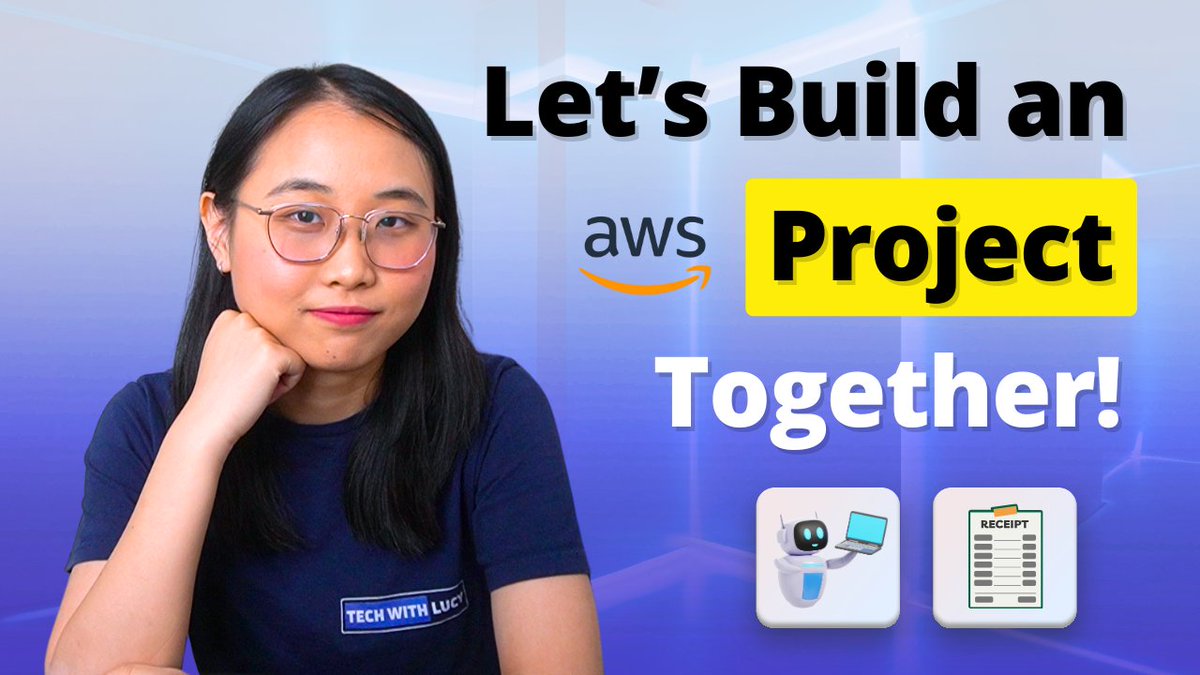 📸 New Video: "Build With Me: Automating My Life with AWS &amp; AI (Cloud Project)"

Follow along this tutorial to build an "Automated Receipt Processing Tool".

This is a great project to add to your resume! 🙋‍♀️

Link below ⬇️