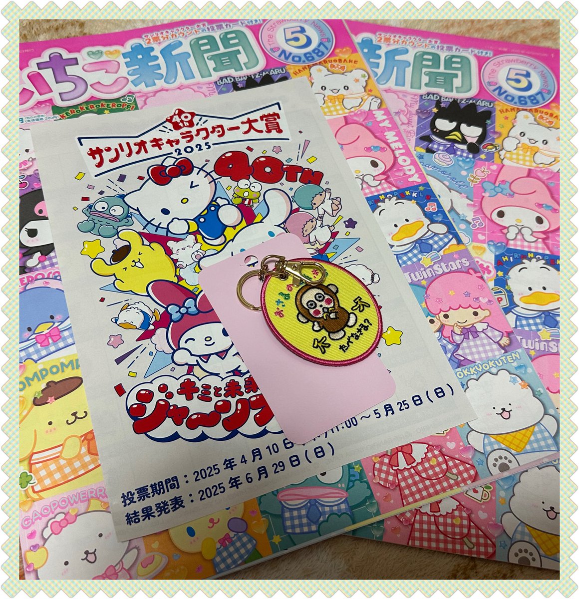 naohanminion's tweet photo. 始まりました！！

#おさるのもんきち
#サンリオキャラクター大賞 https://t.co/Oz8cOap4d0