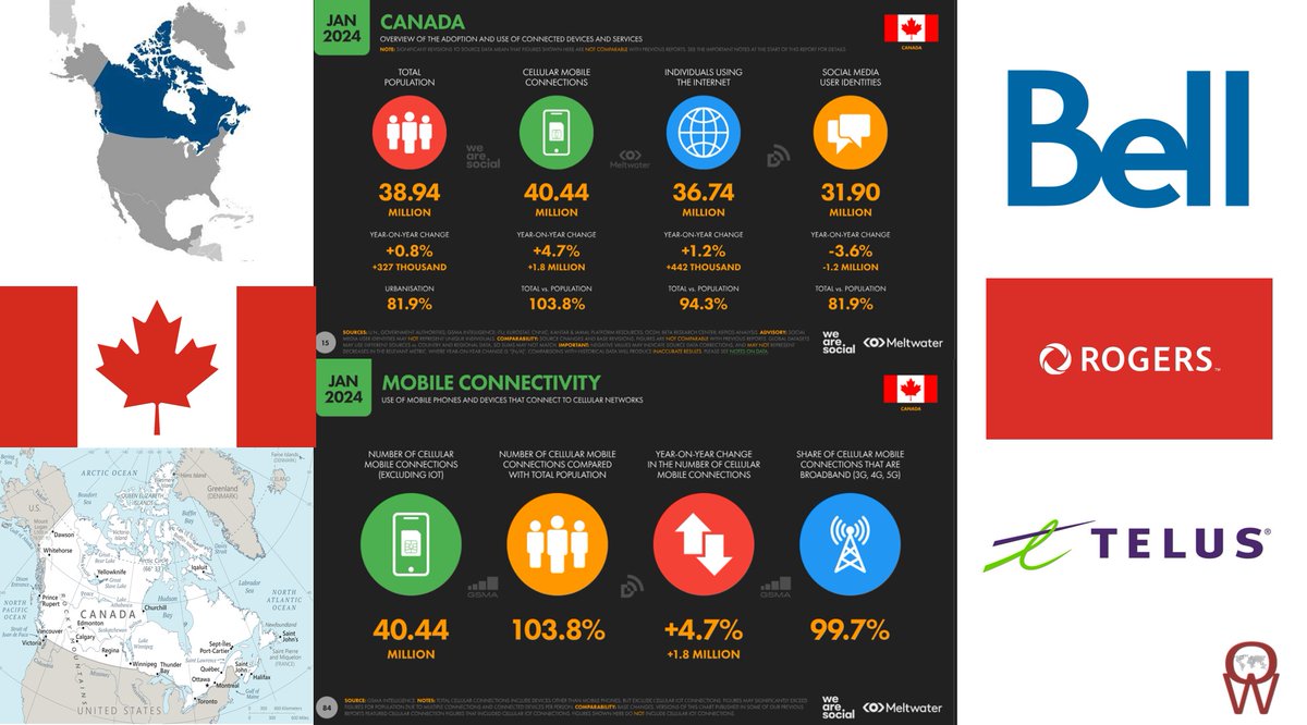 3g4gUK's tweet photo. Operator Watch Blog: Rogers, Bell, Telus... and Freedom? Mapping the Future of Canadian Mobile - https://t.co/1yrGF47EoO
#3G4G5G #OperatorWatch #5G #Canada #Rogers #Bell #Telus #FreedomMobile #GSMAi #OpenSignal https://t.co/xWRfNKlws3