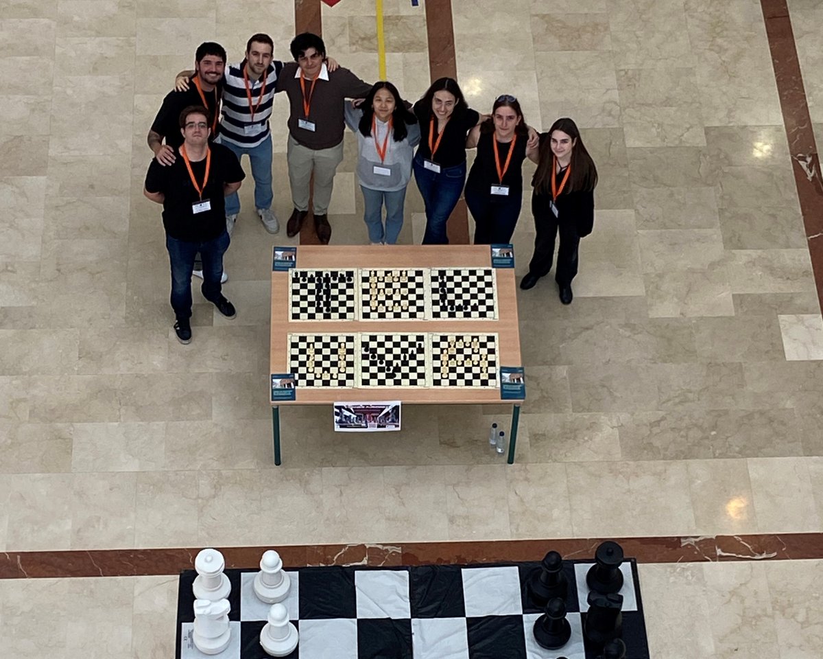 🎉♟️ ¡Gracias por hacer posible el I Teleco Chess Tournament! ♟️🎉
🙏 Gracias especialmente a los alumnos Lucía, Adrián, Nicolás, Luna, Sara, Rodolfo, Javier y Carmen por  su implicación.
Nos vemos en el tablero en la sigiuente edición. 👑♟️
#TelecoChess #AjedrezETSIT