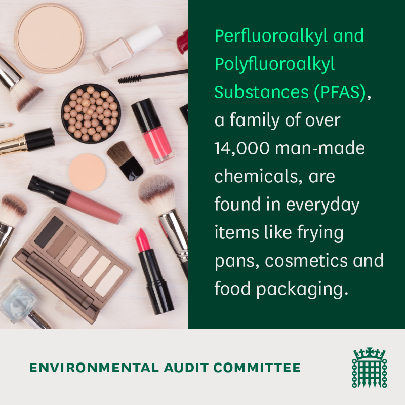 CommonsEAC's tweet photo. We've launched an inquiry into addressing the risks from Perfluoroalkyl and Polyfluoroalkyl Substances (PFAS) 👇