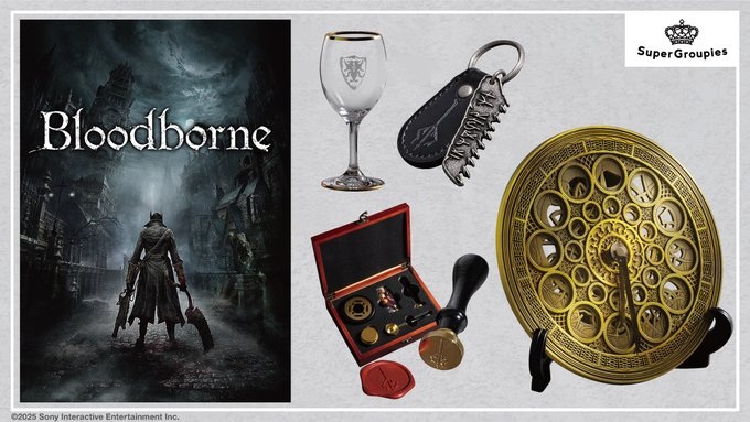 PlayStation x SuperGroupies reveal a new range of Bloodborne