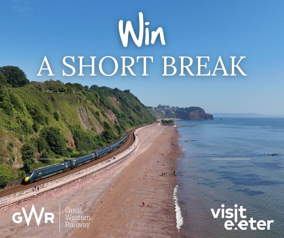 WIN a fantastic short break for two in Exeter.🚆

We've partnered with @gwruk for this amazing prize which includes an overnight stay, plus the opportunity to experience Exeter's heritage attractions &amp; top quality dining experiences.

Enter now: tinyurl.com/yr6u2juh