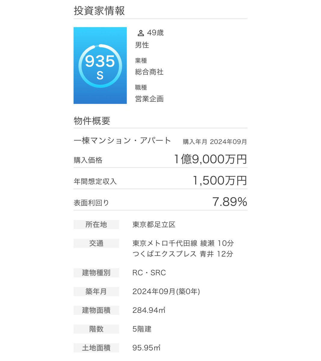 StockFormer公式(ストックフォーマー)不動産投資の情報プラットフォーム tweet media