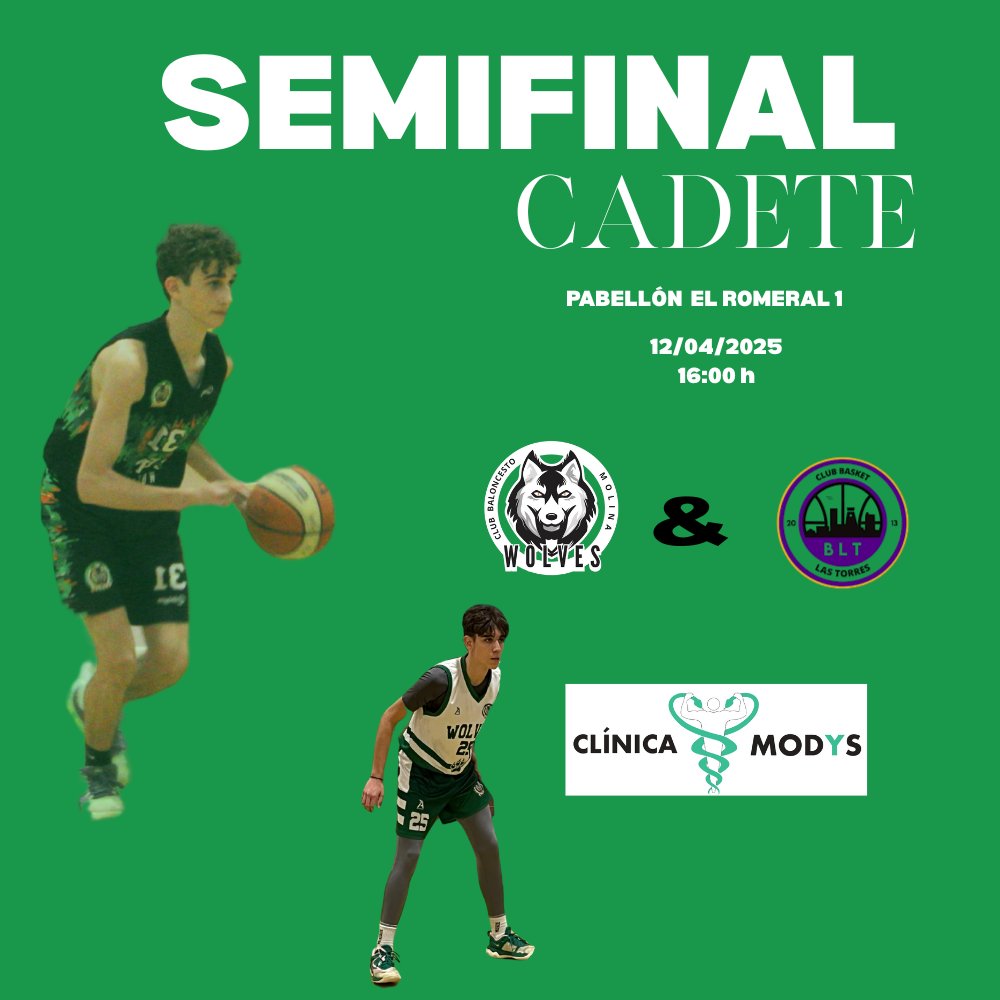CB_MolinaWolves's tweet photo. Semifinal cadete en #molinadesegura #basket #cbmolinawolves https://t.co/KYc8eT6VpX