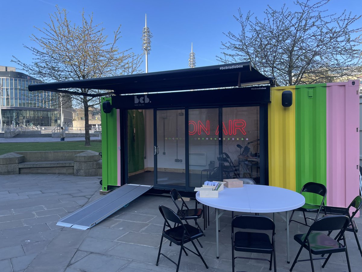 Come along and visit our RadioBox in Centenary Square to find out more about where we’ll be broadcasting, delivering workshops and having lots of activities and fun throughout the year to celebrate our Bradford 2025 U.K. city of culture year

#bcbradiobox #Bradford2025