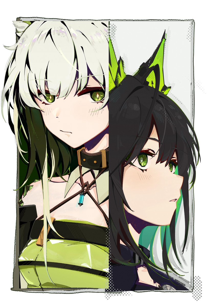 Kal'tsit and mon3tr
#Arknights #アークナイツ　＃ケルシー　#Mon3tr