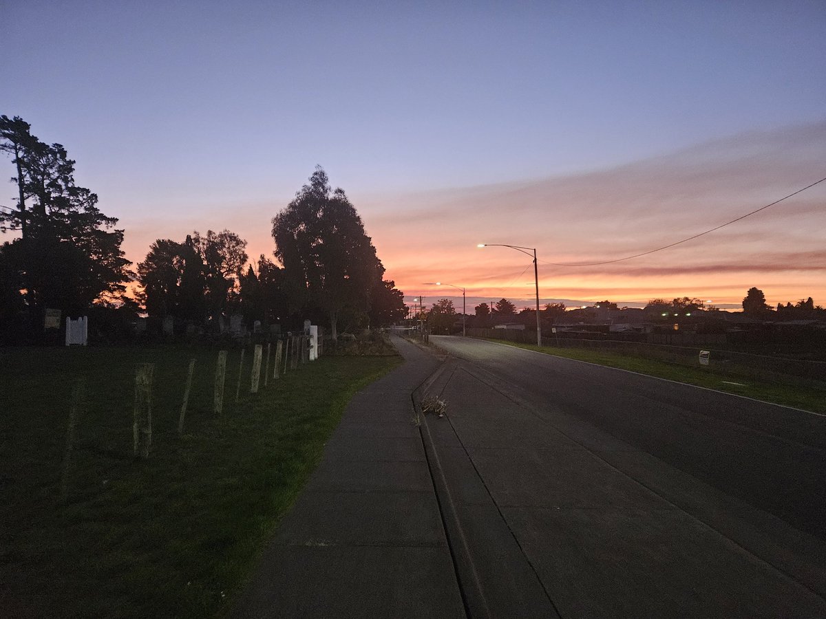 The horizon at evening is always lovely