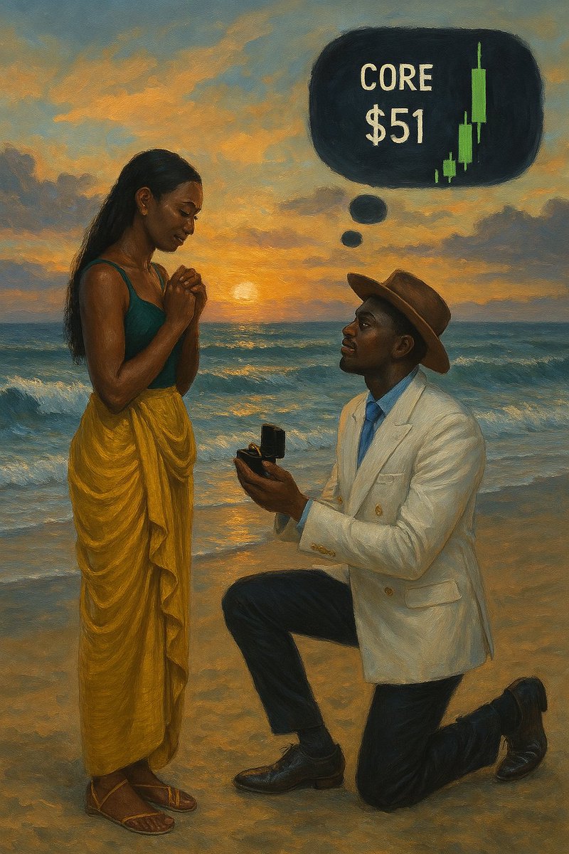 Crypto4gift_'s tweet photo. She said “yes,” but I said “wait… $CORE just hit $51!”
Love is temporary. $CORE is eternal.
@Coredao_Org #CryptoProposal #COREto51 #CoreDAO @binance #BTC https://t.co/EgVwgJ7fNG
